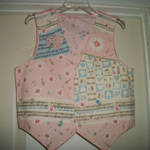- BARBIECORE KAWAII LOLITA MUSICAL NOTES LOVE VEST X LG